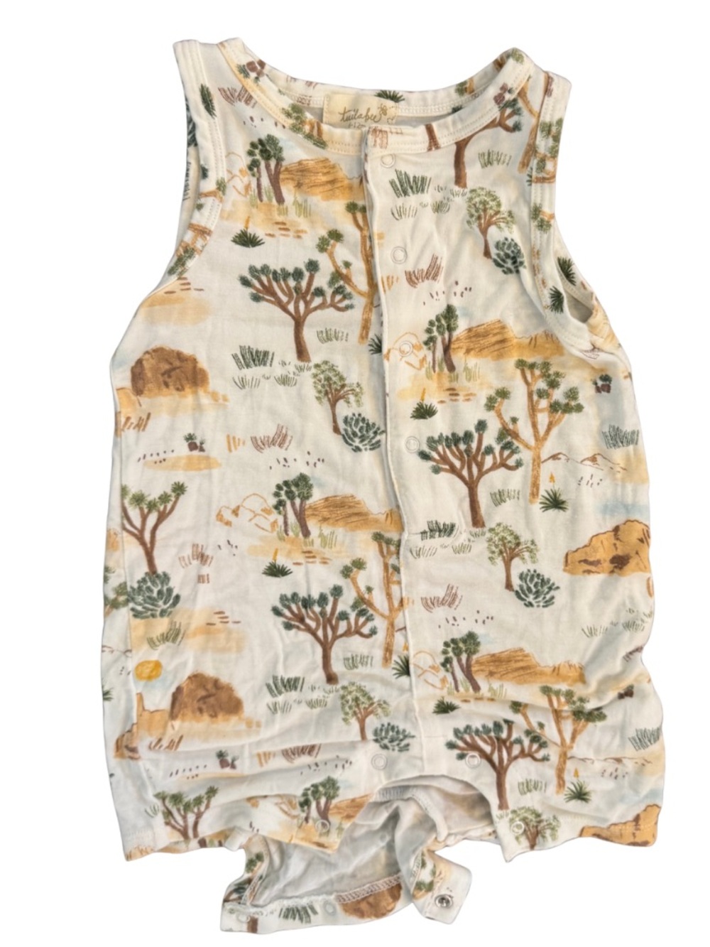 Tullabee Desert-Print Baby Romper
